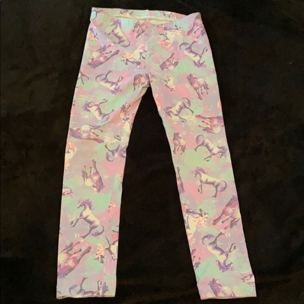 Circo unicorn toddler leggings EUC 4T pink